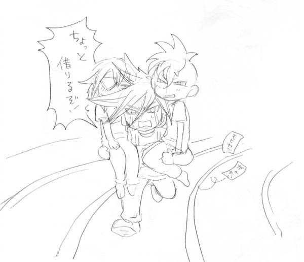 @kapibara_jym 手を取り合って協力しなきゃ勝てないよね('ω`*)ウヘヘちょっとたぎってきたのでつい・・・ 借り物競争→がんたい・モヒカン   不動「見世物じゃねーぞ」佐久間「いや体育祭は見世物だろう・・・」 