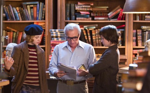 Behind the scenes with Martin, Asa and Chloe.