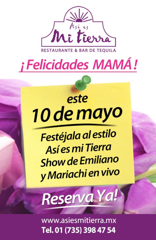 ASIESMITIERRA's tweet photo. EN ASI ES MI TIERRA 10 DE MAYO VEN A CELEBRAR EL DIA DE LA MADRE!!! SHOW EN VIVO!!! http://t.co/lrqcU9FB