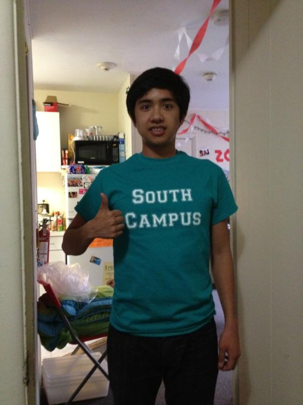 RHA secretary <a href="/MKB123/">mkb 123</a> showing off the t shirts you can get on THURSDAY during our study break event!