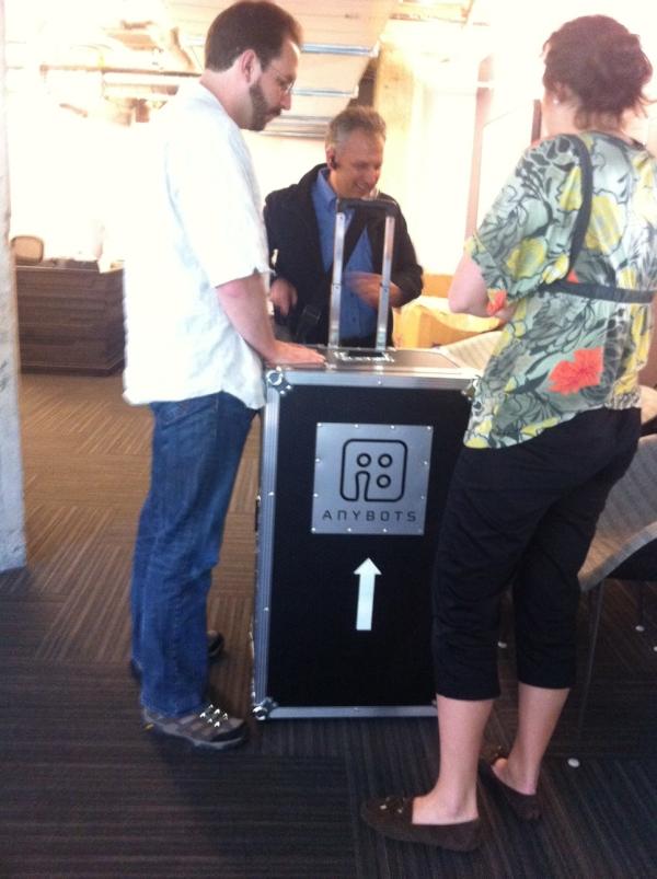 Here's <a href="/rael/">Rael</a> finally coming in to work today.