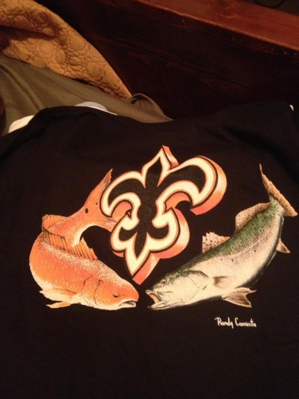 HookDat's tweet image. Redfish...trout... #blackandgold