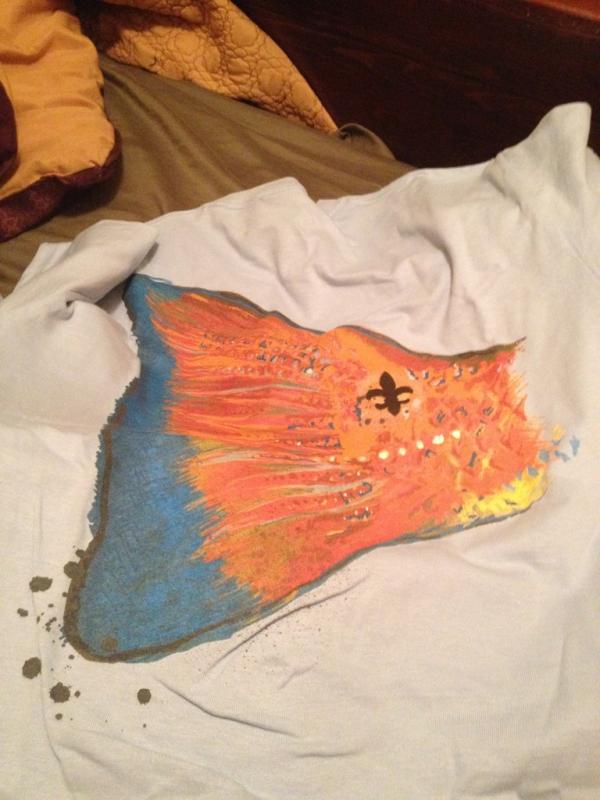 HookDat's tweet image. Abstract redfish tail