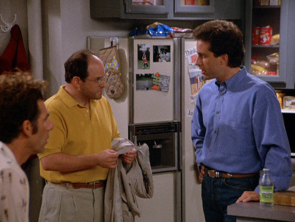 SeinfeldTV's tweet photo. #ThingsIThinkAboutWhileTextingYou Can you get vomit out of suede? #Jerry https://t.co/2wF3DmNv http://t.co/ZXne3tht