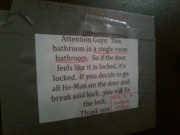 JoshuaAtwell1's tweet photo. This bathroom sign is just one of many reasons why Caffeine Dreams is the best!
CB:402-881-7576 http://t.co/yhCxBpV4