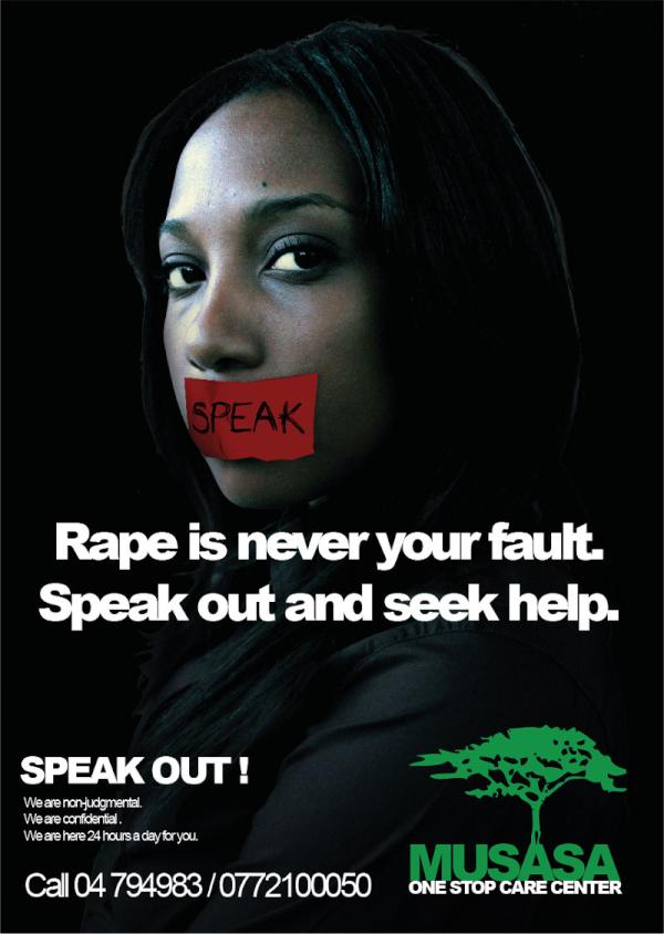 Musasa and other women orgs are coming together to encourage women to speak out against rape and raise awareness,