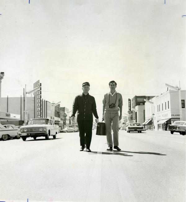 Check out this gem from the Eagle archives: Truman Capote and Richard Avadon in Garden City. 1965. #incoldblood