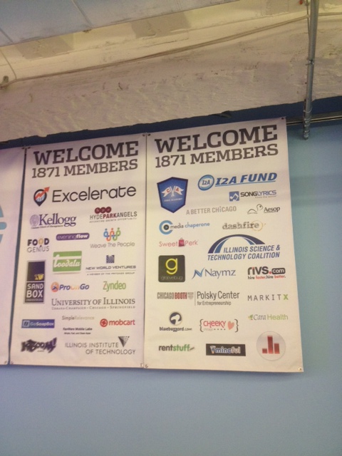 Proud to see Naymz up with all the other great start-ups that are brewing at @1871Chicago.