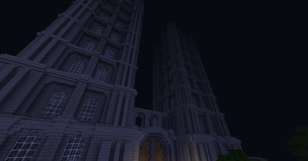 MinecraftRP's tweet photo. Der Kölner Dom von B3lina nimmt langsam Form an :) http://t.co/LrvWFvQH