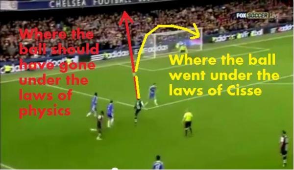 ThickFootball's tweet image. How Papiss Cisse Scored...