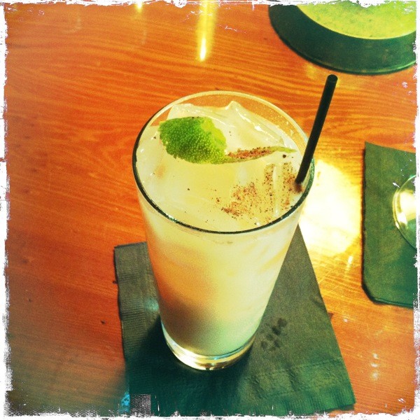 Brilliant use of Carolina Gold Rice on <a href="/mccradys/">McCrady's</a> bar menu: horchata spiked w/tequila, bitters, Amaro & <a href="/pokpoksom/">폭신말랑솜</a>