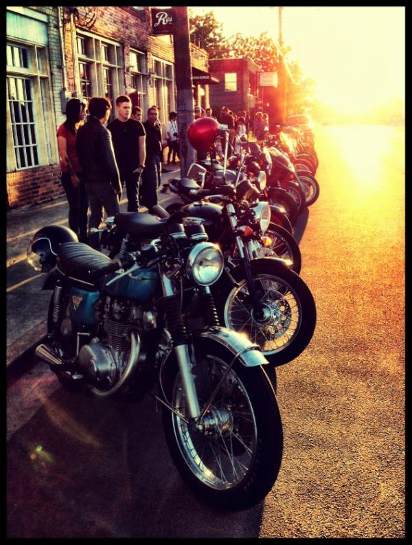 Guswrites's tweet image. AWESOME PARTY:  Love the bikes @ReserveSupplyCo on Washington Ave. #luxuriouspanthers rock.