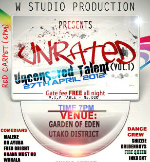 old_ec_account's tweet photo. #Unrated Uncensored Vol1,Garden of Eden, Utako dist. Abuja #Friday 27th April 2012 # @w_studio Cc:@iAmKolimo #EventCube http://t.co/82GR76aS