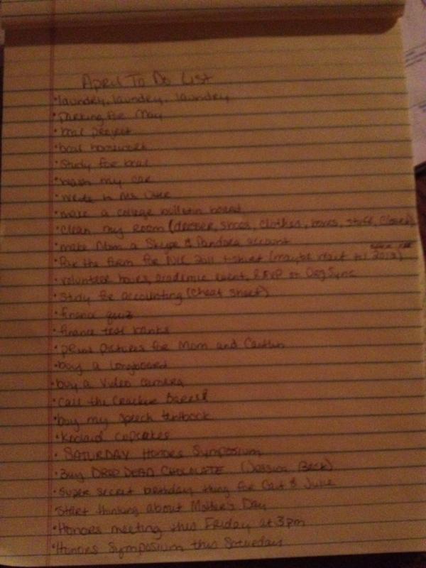 cassidynoga's tweet image. Uh oh... #AprilToDoList #ohdeargodimgoingtodie #insanity