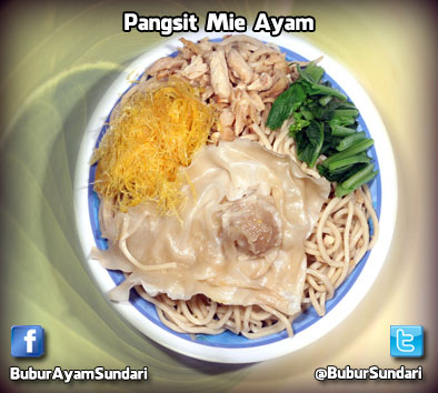 BuburSundari's tweet photo. Pangsit Mie Ayam adalah salah satu menu favorit #Kuliner Bubur Ayam Sundari di jalan Ngagel Tama 19 #Surabaya. :) http://t.co/6zlVIaPC