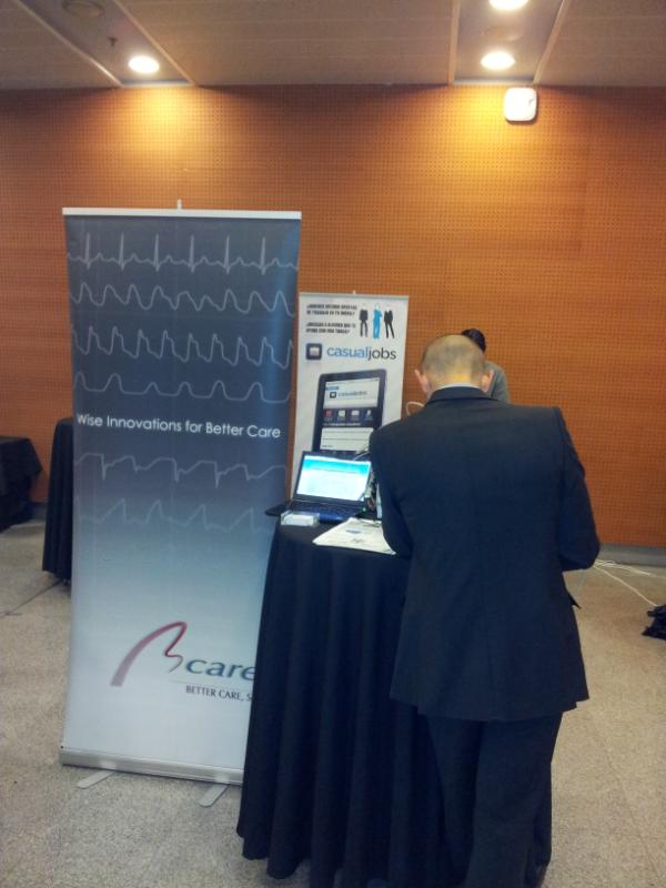 BCareHealth's tweet photo. BetterCare al #techdemoday a La Salle. http://t.co/mJUiRhs8