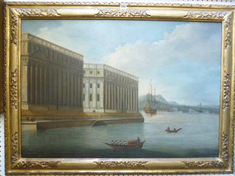 SurreyFineArts's tweet photo. New: 18th Century Italian Capriccio Harbour, oil on canvas - available @ http://t.co/b7sOoTfA http://t.co/A4kipC4j