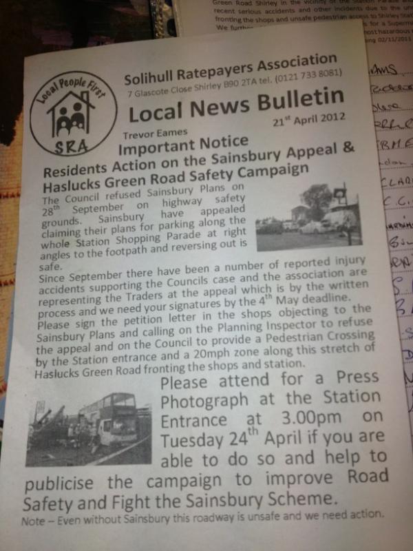 kiran1985's tweet photo. Fight the Sainsburys Scheme! http://t.co/lut2mGrv