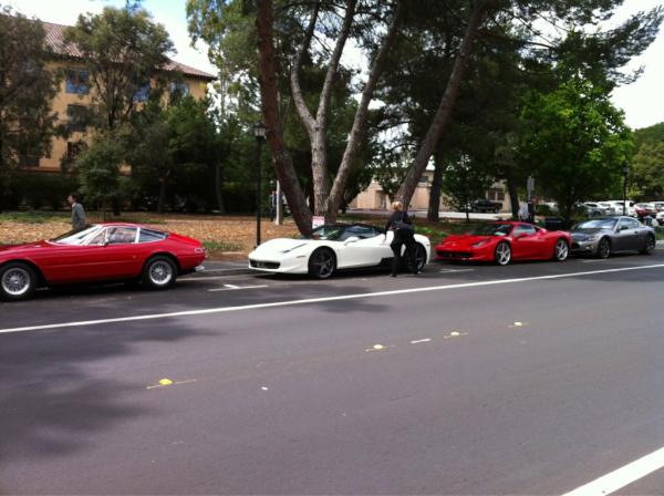 Chairman of Ferrari Luca Cordero di Montezemolo <a href="/StanfordBiz/">StanfordGSB</a> <a href="/FerrariUSA/">Ferrari USA</a> #maybeoneday