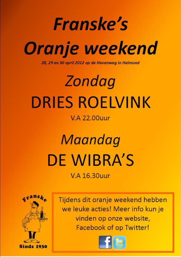 En het programma....