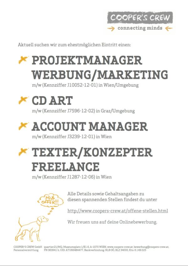 CoopersCrew's tweet photo. Hier einige unserer aktuellen Suchen - nähere Infos und mehr Stellenangebote unter http://t.co/2CkZV51L http://t.co/KyioAP2g