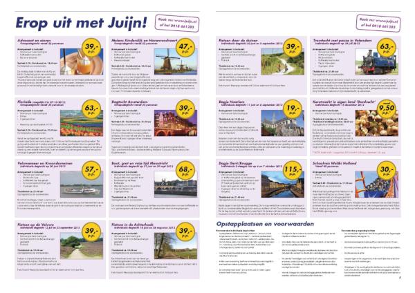 Binnenkort te boeken bij juijn.nl