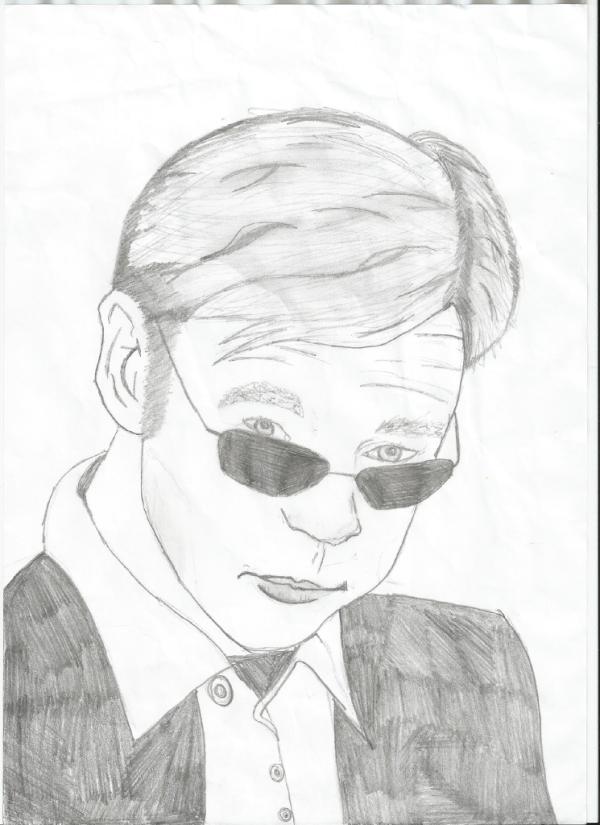 JessssLouuuu's tweet photo. @davidcaruso1 I was watching CSI:Miami and I thought I would draw a picture! :) http://t.co/uqepC2pc