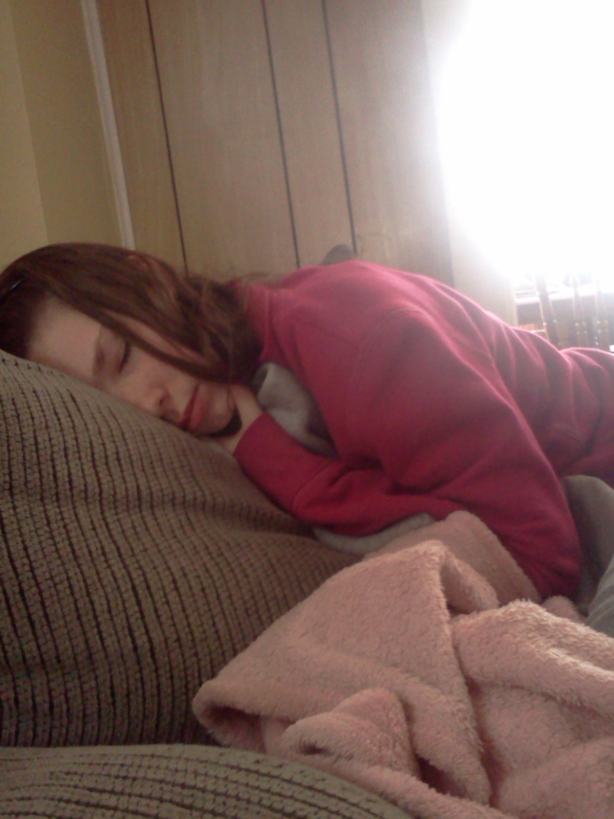 little sister sleeping 