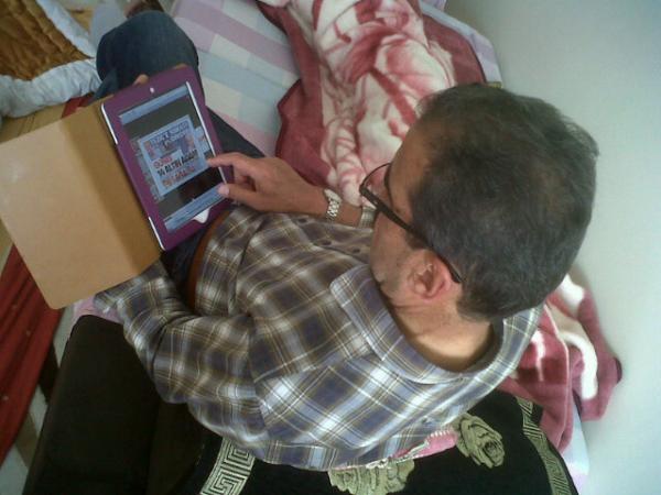 Babamin iPad ile tanismasi