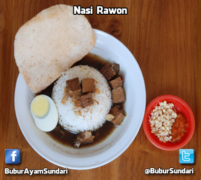 BuburSundari's tweet photo. Nasi Rawon adalah salah satu menu favorit #Kuliner Bubur Ayam Sundari di jalan Ngagel Tama 19 #Surabaya. :) http://t.co/EFmgVqTO