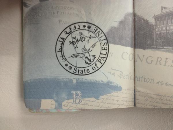 showerofkunst's tweet image. US Passport stamped with 'State of Palestine' by  Khaled Jarrar - #7BB