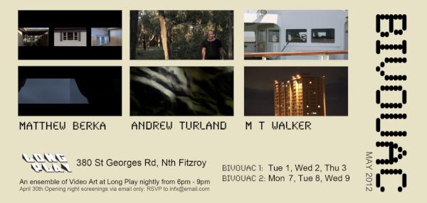 We'll be there. You should be too. “<a href="/INFX_/">INFX.com.au</a>: BIVOUAC #VideoArt #LongPlay From Tuesday May 1, 6pm facebook.com/events/1542795… ”