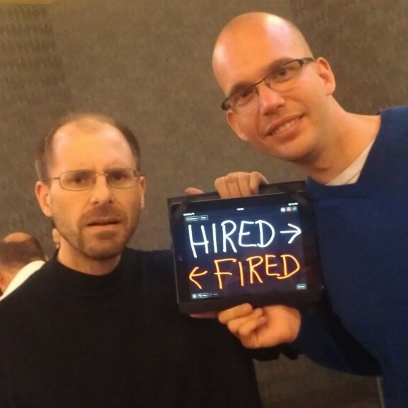 JessAndBJ's tweet photo. After last night's WPT Final Table, @jesswelman worked a deal to replace @BJNemeth w/ @FoieGrasAddict. http://t.co/V6krjOzC