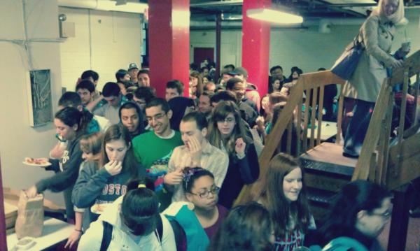 South Campus loves free food!