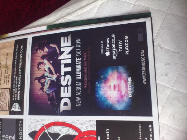 DestineScotland's tweet photo. Also @DESTINEDESTINE PROMO POSTER FOR ILLUMINATE IN ROCKSOUND http://t.co/7Gp2IUP1