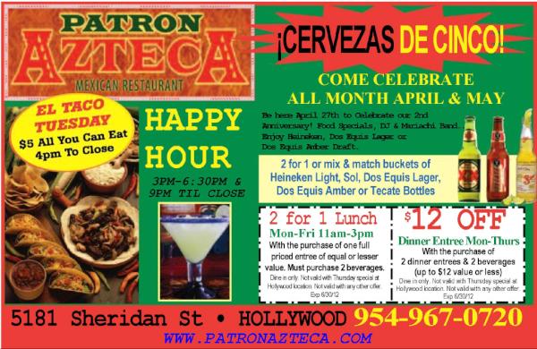 PatronAzteca's tweet image. 2 Year Anniversary Party Today! See you at the Fiesta!