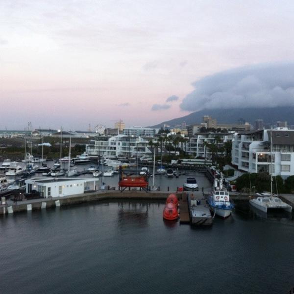 capetownmag's tweet photo. Settling in to #toastSA with one of CT's sweetest views. Thanks Tobago's at @radissonblu_Cpt! http://t.co/K4D1XXI2