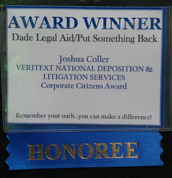 JCMiami's tweet photo. thank you for recognizing our efforts to promote pro bono volunteerism http://t.co/6nOeEpJk