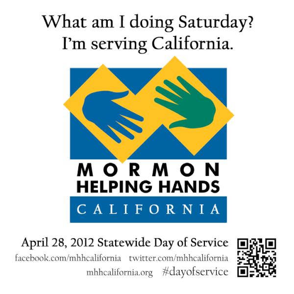 mhhcalifornia's tweet photo. What are YOU doing Saturday? #dayofservice #mormons http://t.co/Ump65xKT