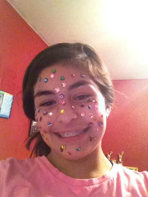 Bubba bedazzled herself!!