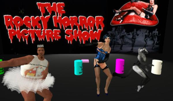 Ang has gone all shemale for a Rocky Horror party yay!