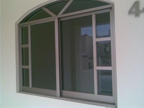 San Angel on Twitter: "Ventana con arco, perfil de 2" color champagne y