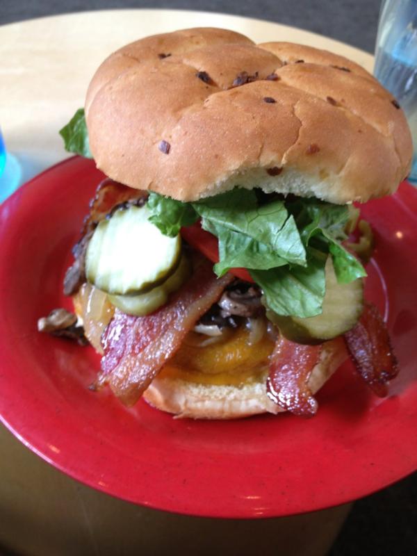 Ahhhh...the perks of admit weekend: 1. Awesome food on campus. See you at 8 pm in frost!