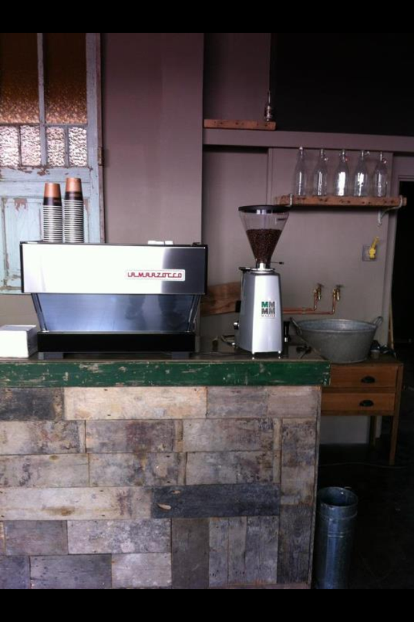 Sporting our Marzocco.