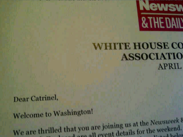 "Catrinel welcome to Washington", got my party ticket today" @lunch now w Vanity Fair reps http://t.<a href="/tag/redcarpet"class="tags"><span>#redcarpet</span></a>