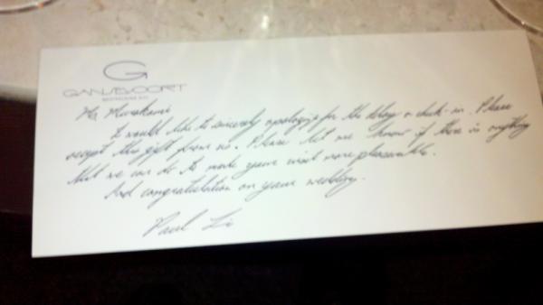 cguadano's tweet photo. Nice of Gansevoort Meatpacking to finally send an apology letter 4 hours after a 3 hr late suite. Will I come back? No. http://t.co/2PNbPu4J