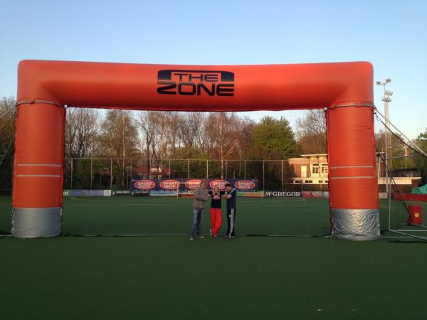 OlmerMeijer's tweet photo. Ready for SportWays MasterClass!! Dankzij opbouw crew staat de boog! http://t.co/IS34YBoO
