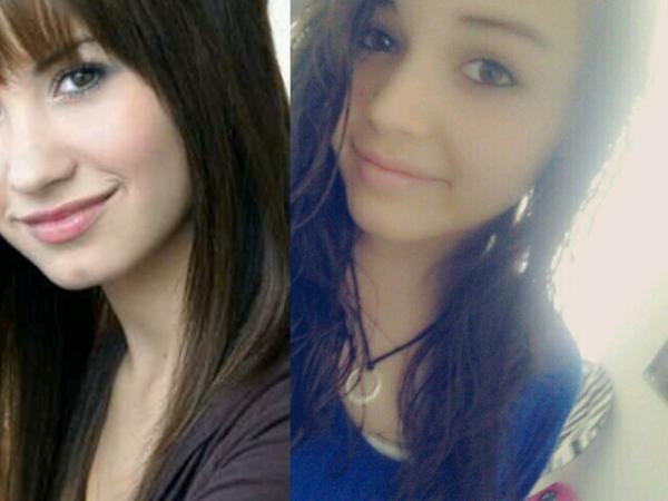 wedoitformiley's tweet photo. @LanieMathers You look like Demi Lovato. http://t.co/oise57LN