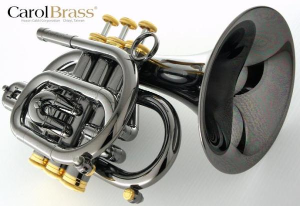 New CarolBrass® BLACKHAWK pocket trumpet model is available now, see it in: carolbrass.com/product_post.p…