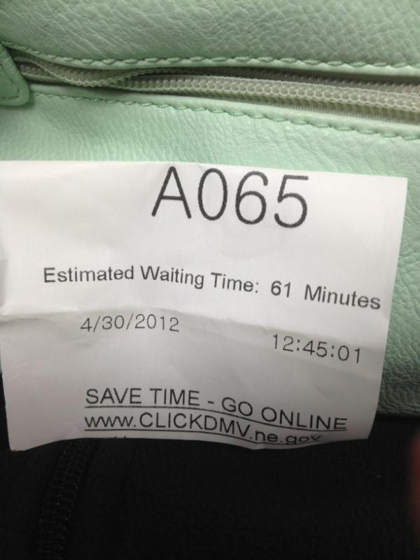 megsiske's tweet image. #dmvproblems